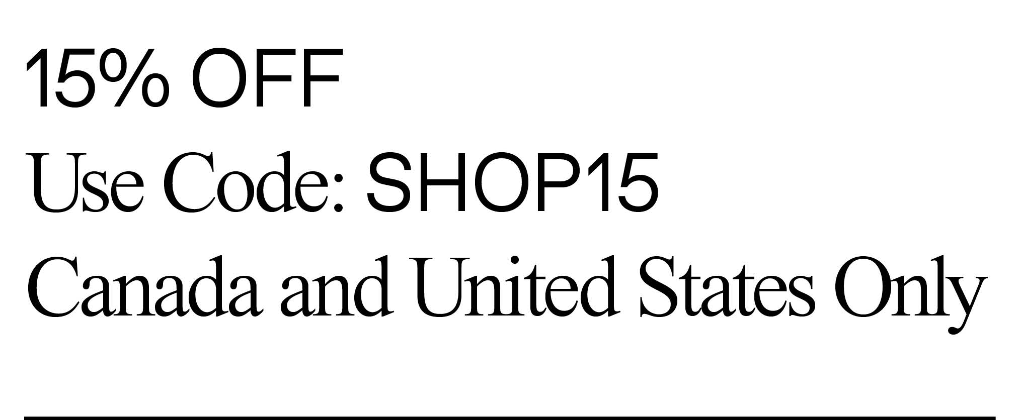 15% Off