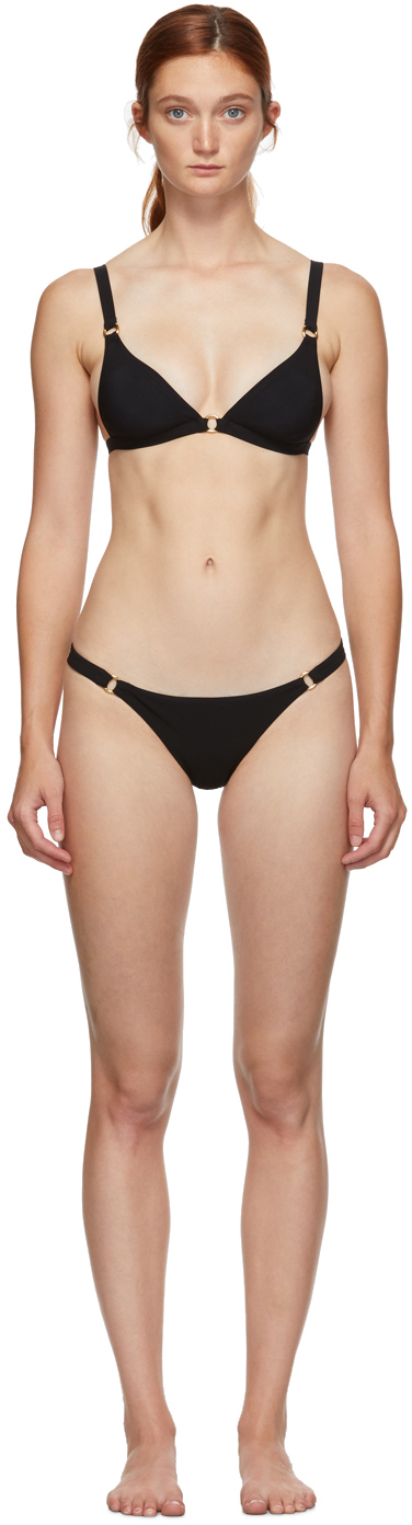 Black Malisa Triangle Bikini By Agent Provocateur On Sale