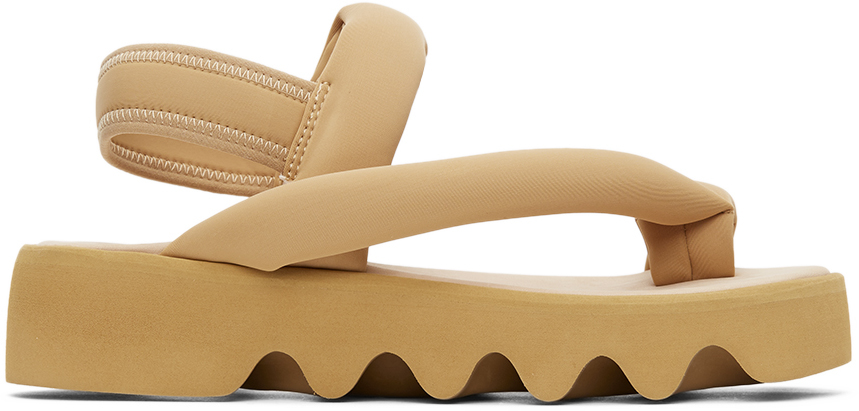 Issey Miyake Brown United Nude Edition Bounce Sandals Ssense Canada