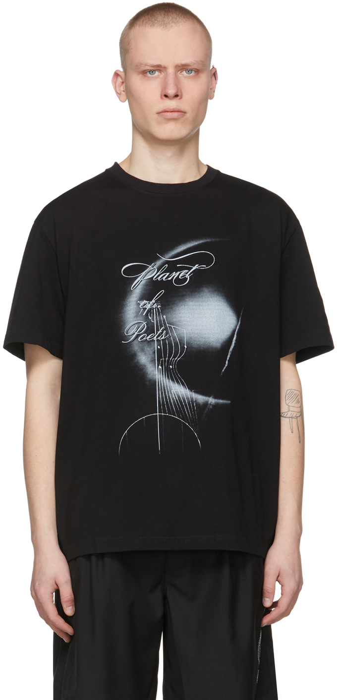 SSENSE Exclusive Black 'My Own Private Planet' Graphic T-Shirt