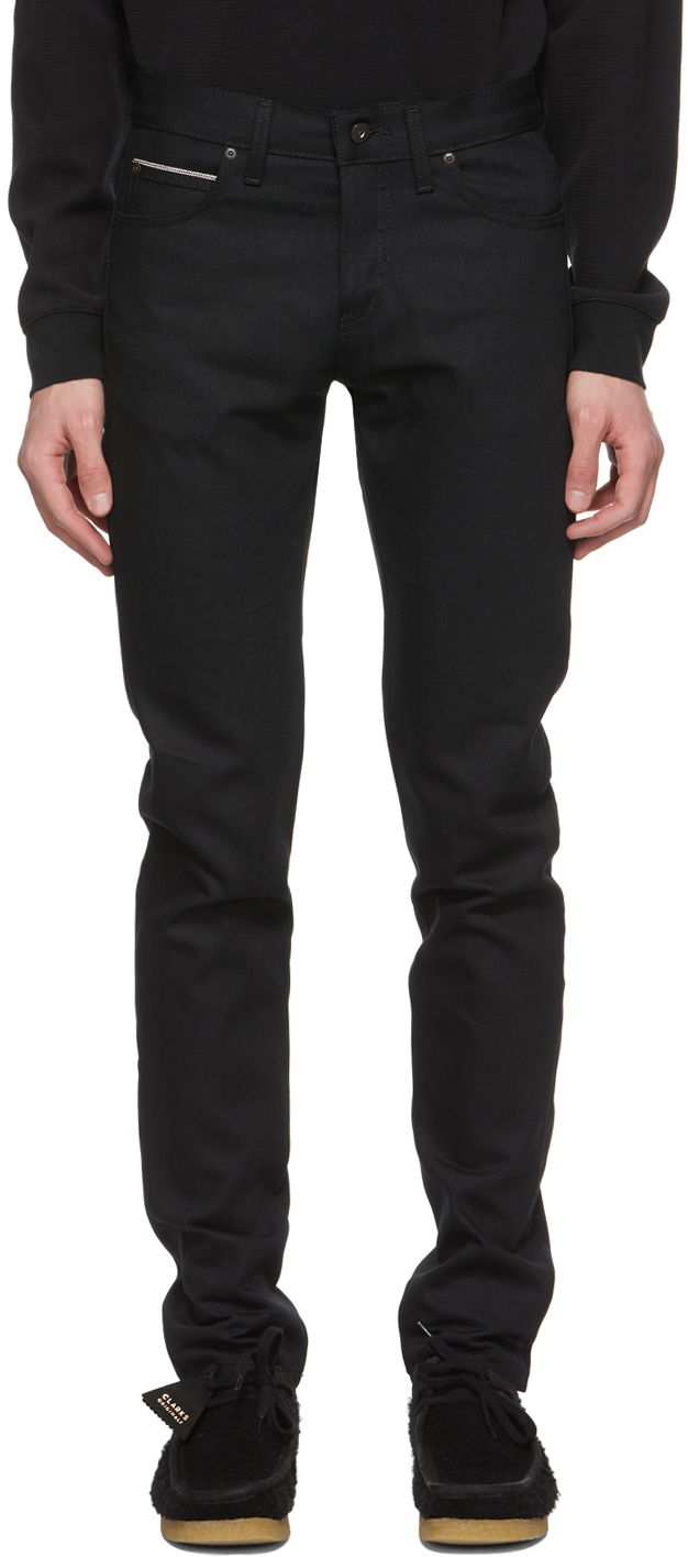 Naked Famous Denim Black Super Guy Jeans Ssense Canada