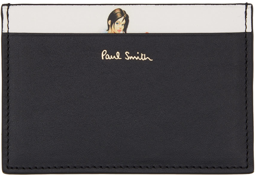 Black Naked Lady Card Holder By Paul Smith On Sale