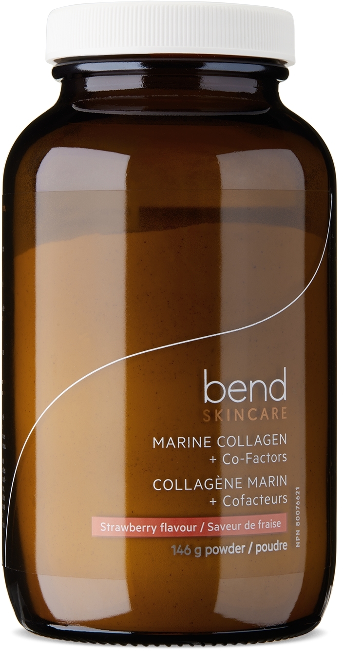 Marine Collagen Co Factors Powder Strawberry By Bend Beauty SSENSE UK