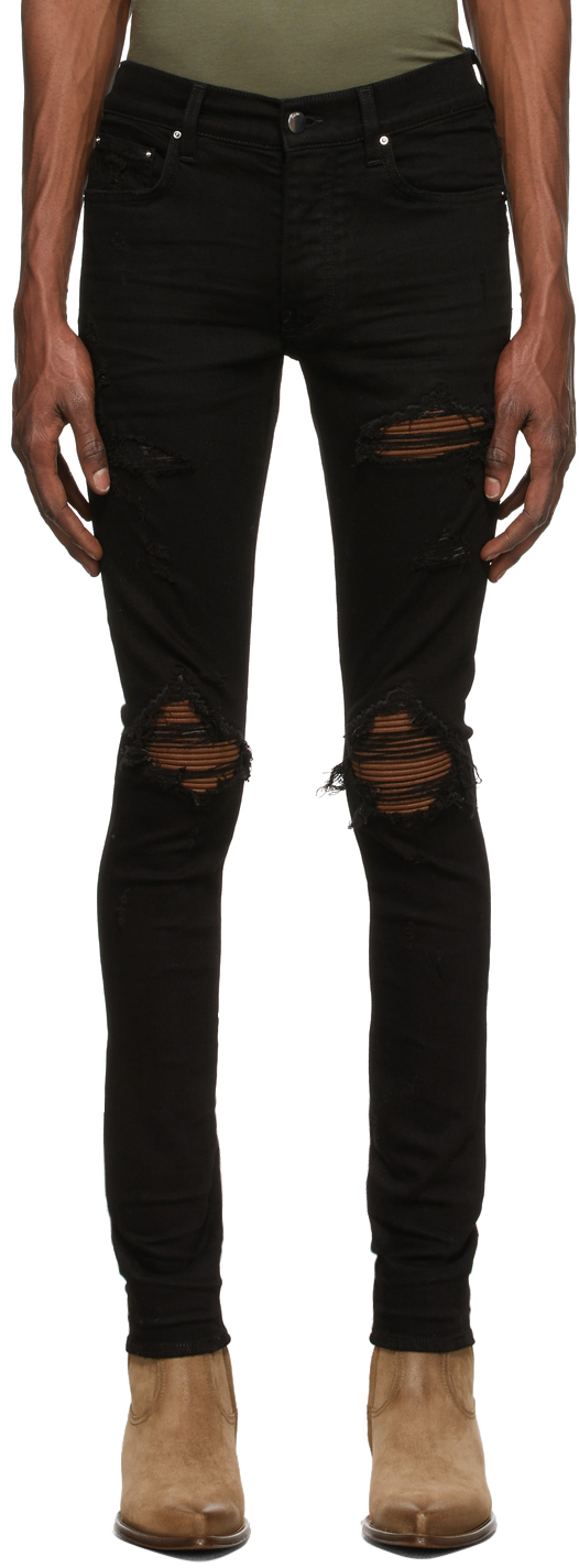 Jean MX1 Noir Amiri En Solde