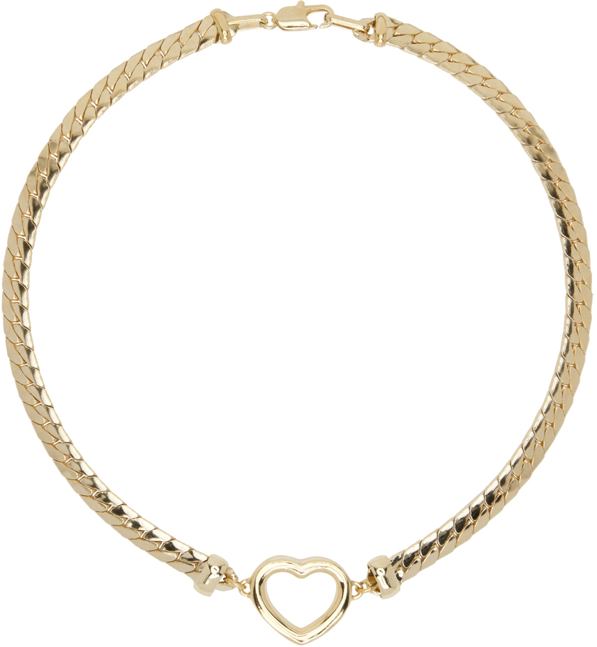 Laura Lombardi Gold Gemma Necklace Ssense Canada