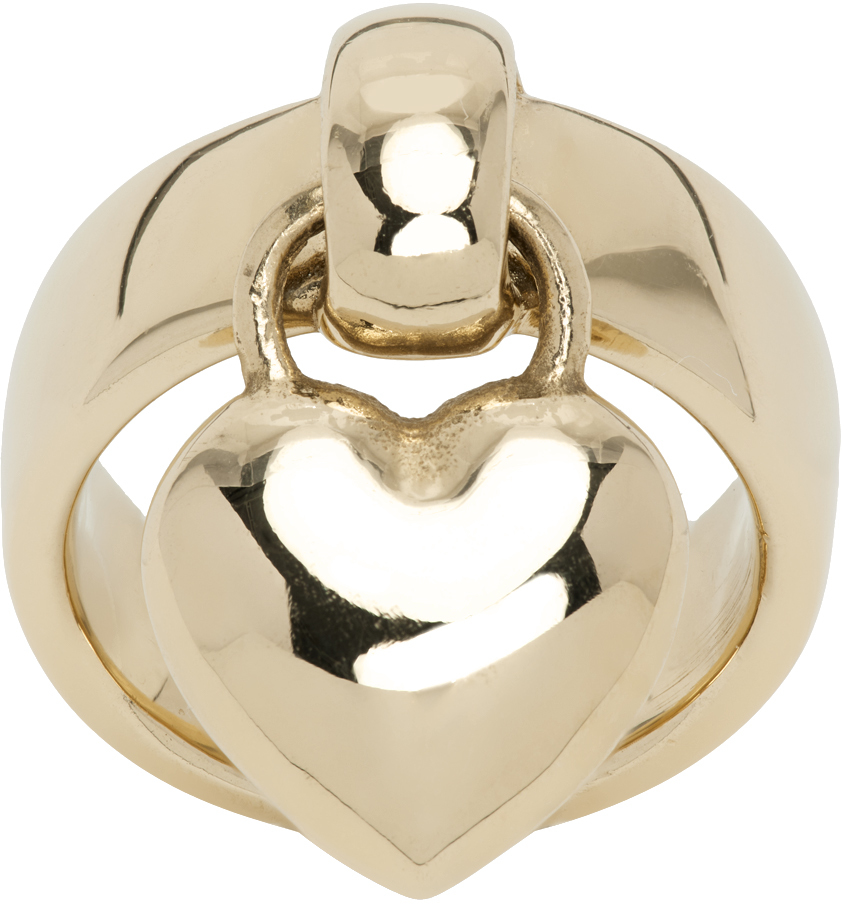 Laura Lombardi Gold Amorina Ring Ssense Canada