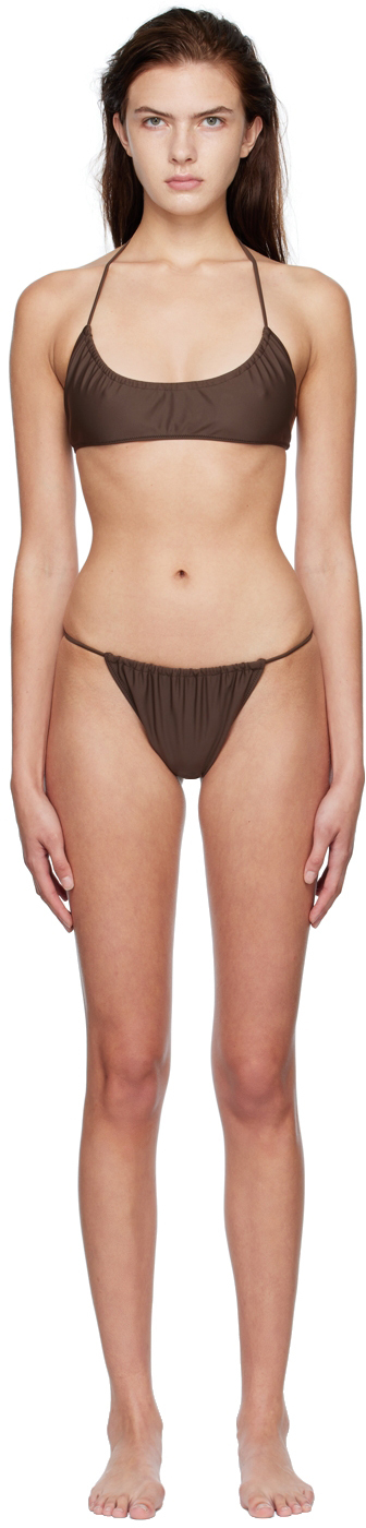 Softandwet Ssense Uk Exclusive Brown Bikini Ssense