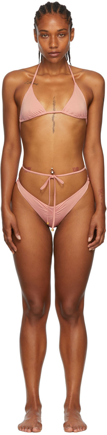 Bikini Rose Exclusif Ssense France Blumarine En Solde