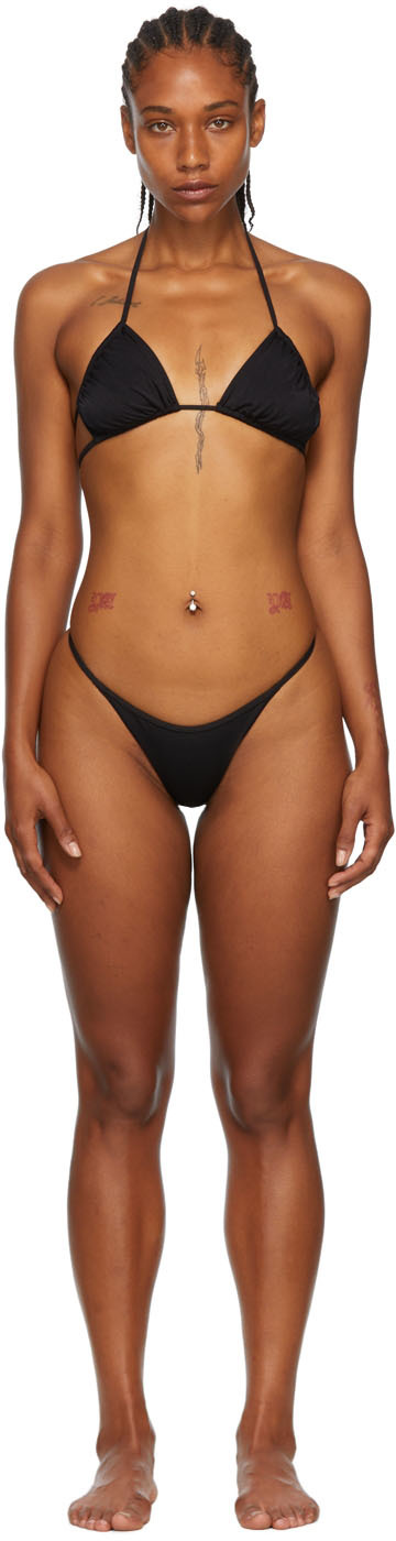 Blumarine Bikini Noir Exclusif Ssense France Ssense