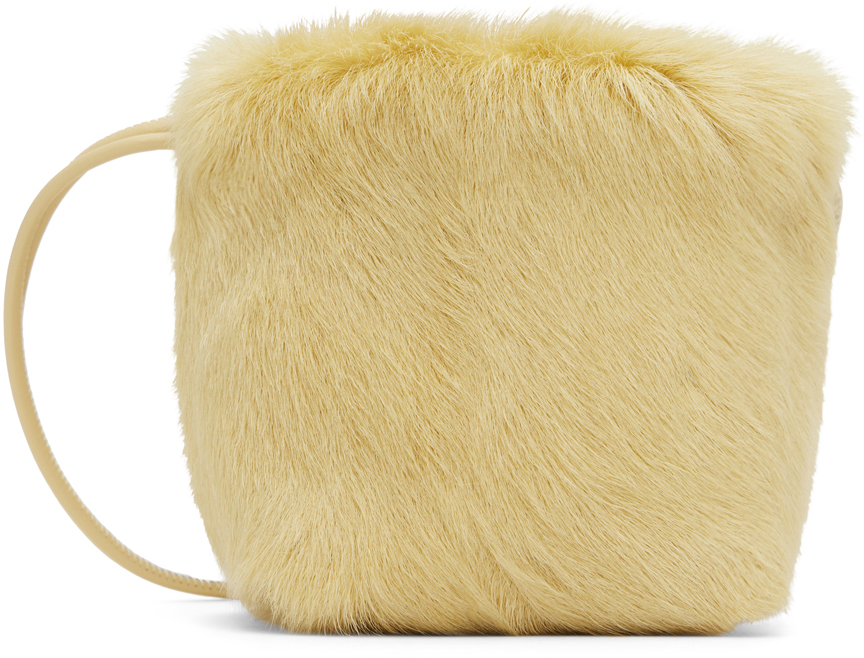 Jil Sander Beige Mini Dumpling Bag SSENSE Canada