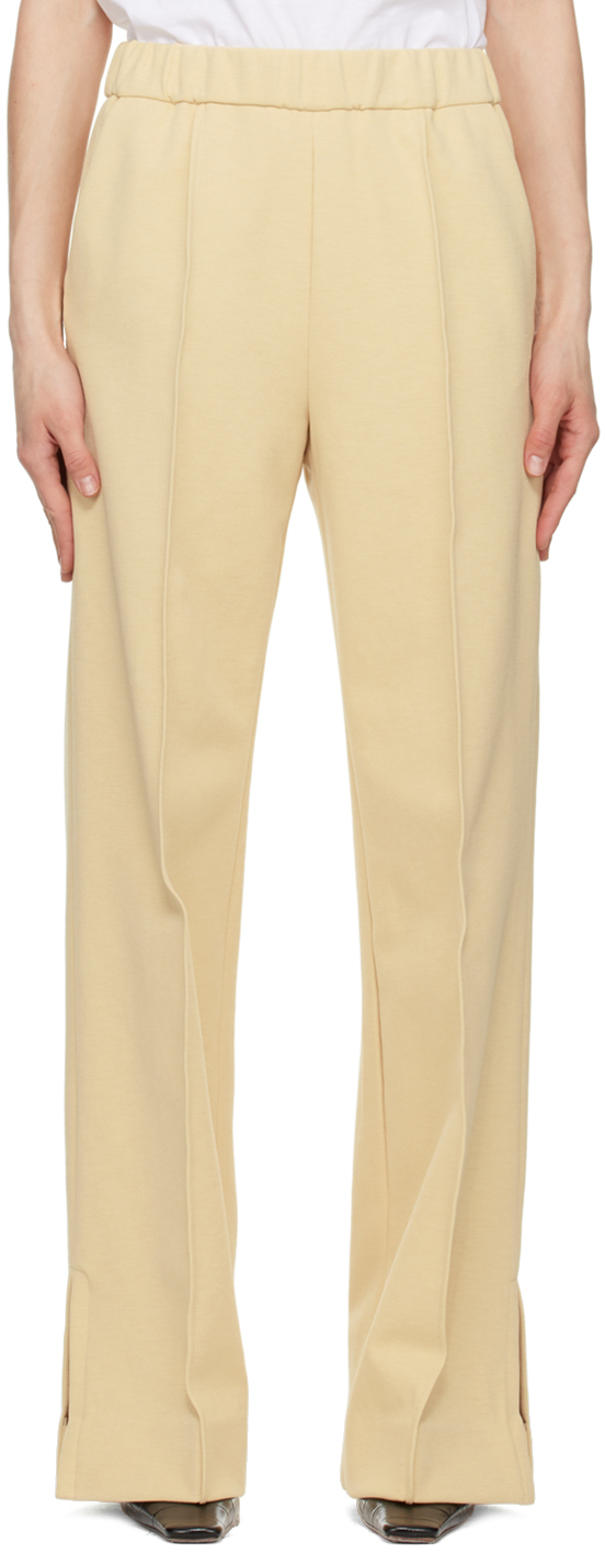 Jil Sander Pantalon décontracté jaune SSENSE France