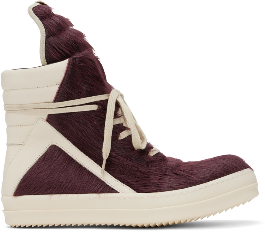 Purple Geobasket Sneakers By Rick Owens On Sale