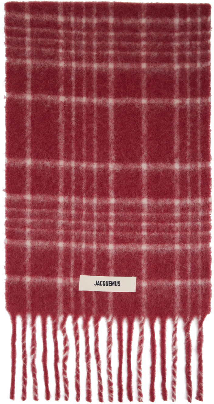 Jacquemus Red Le Chouchou L Echarpe Carro Scarf Ssense Canada