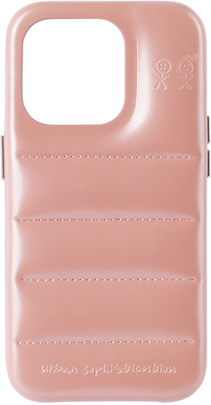 Pink The Puffer Iphone Pro Case By Urban Sophistication Ssense Uk