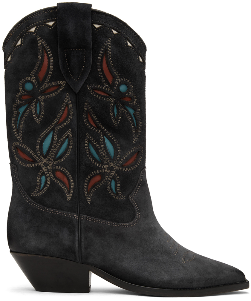 Bottes De Cowboy Duerto Grises Isabel Marant En Solde