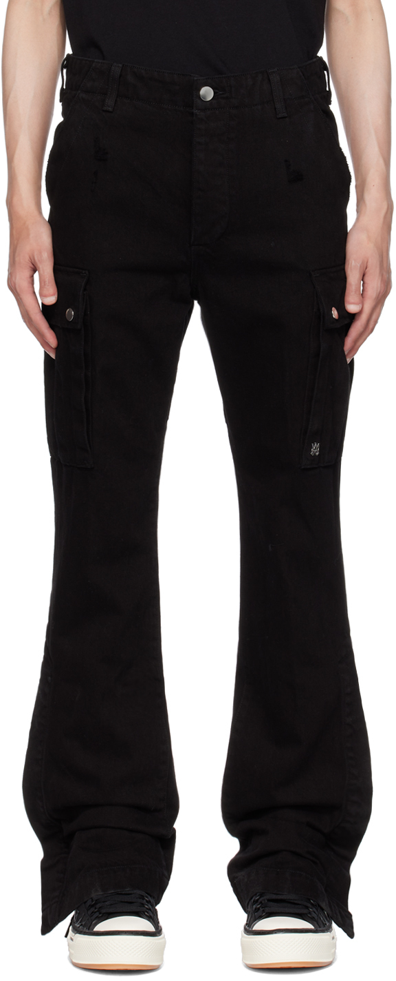 Pantalon Cargo M Noir En Denim Amiri En Solde