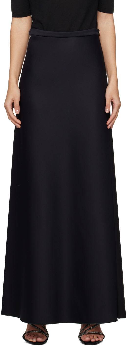 Black Clavier Maxi Skirt By Max Mara On Sale