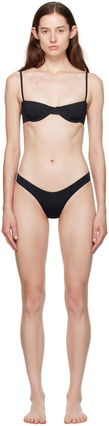 Black Vintage Leila Bikini By Haight On Sale