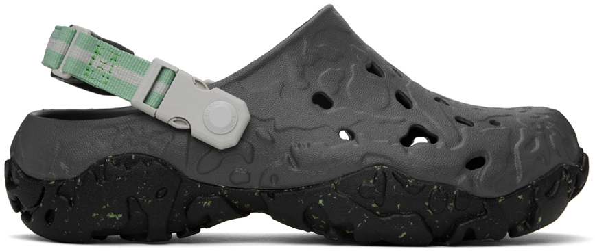 Gray All Terrain Atlas Clogs By Crocs On Sale