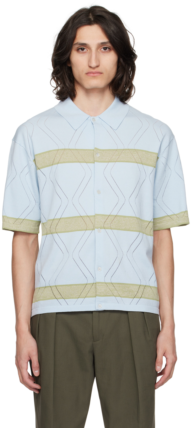 Blue Striped Shirt By Paul Smith On Sale