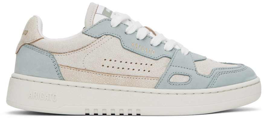 Axel Arigato Baskets Basses Dice Beige Et Vert SSENSE France