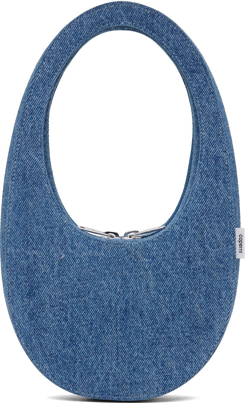 Blue Mini Swipe Bag By Coperni On Sale