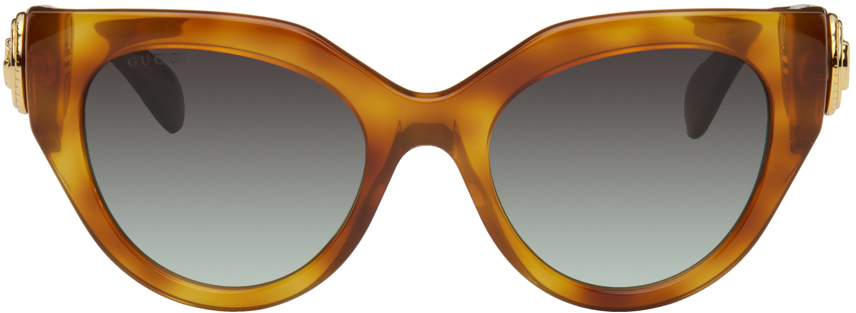 Tortoiseshell Cat Eye Sunglasses By Gucci On Sale