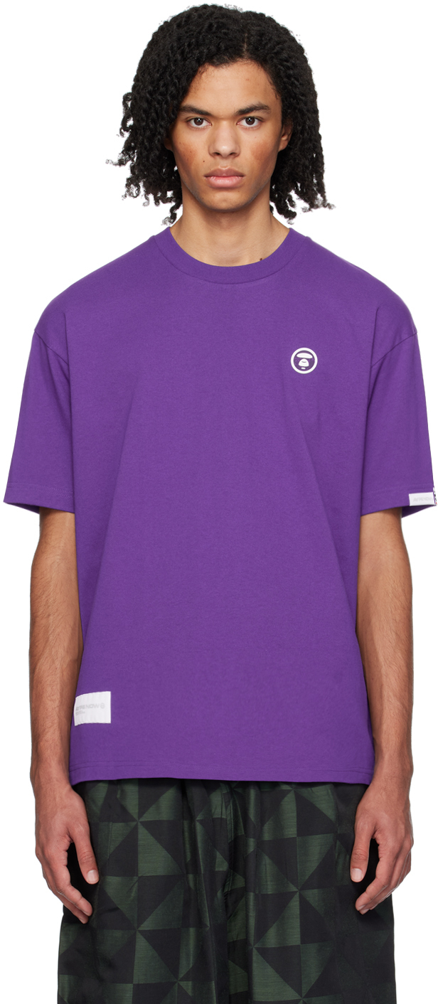 Purple Patch T Shirt By Aape By A Bathing Ape On Sale