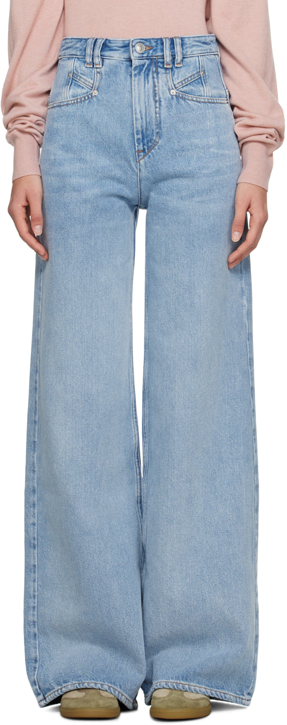 Isabel Marant Jean Lemony Bleu Ssense France