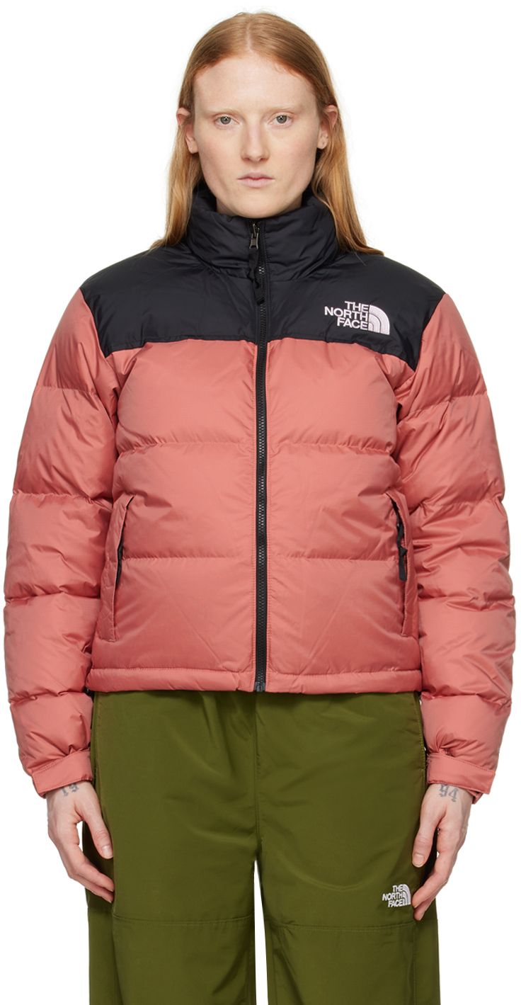 Blouson rétro 1996 Nuptse rose rembourré en duvet The North Face en solde