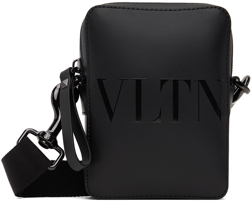 Black Small Vltn Crossbody Bag By Valentino Garavani On Sale