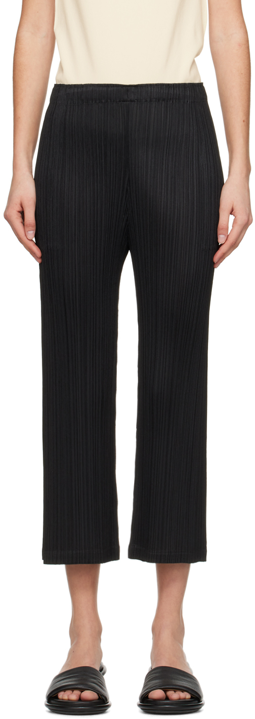 Pleats Please Issey Miyake Pantalon Monthly Colors February Noir