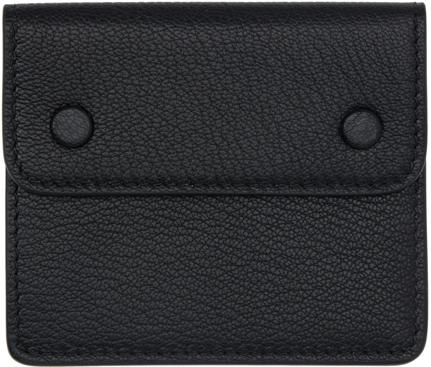 Maison Margiela Black Slim Card Holder Ssense