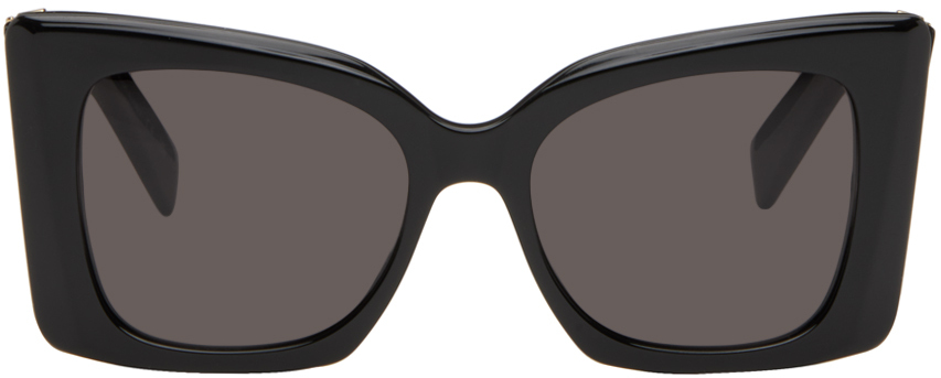 Black Sl M Blaze Sunglasses By Saint Laurent On Sale