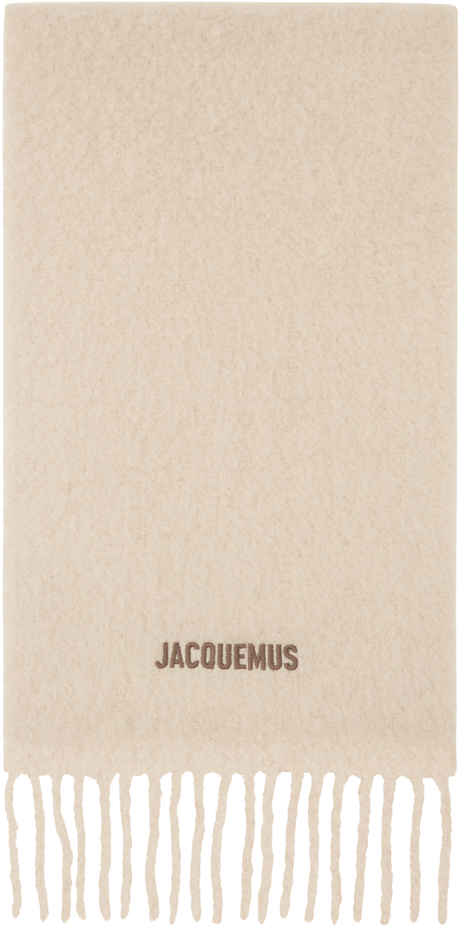 Beige Les Classiques L Charpe Moisson Scarf By Jacquemus On Sale