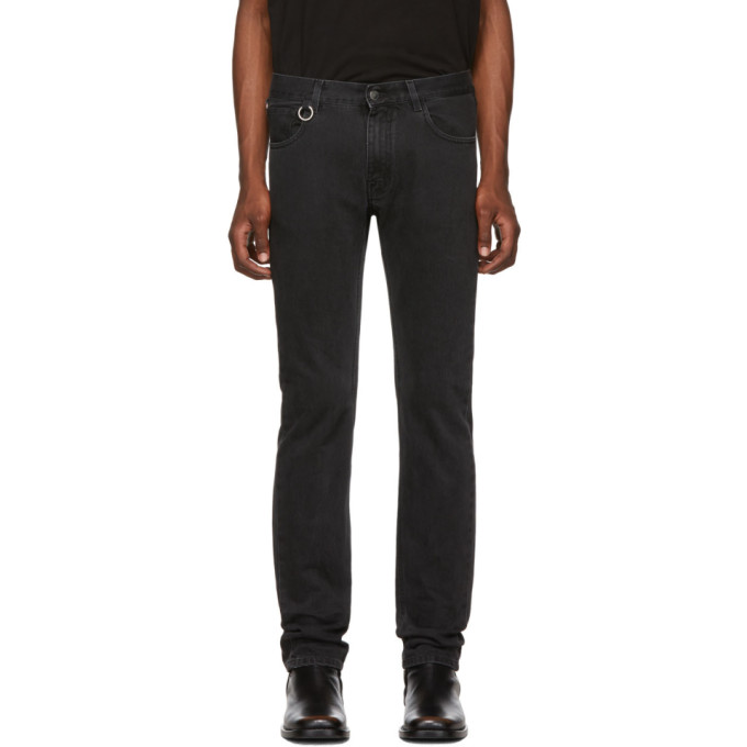 raf simons black jeans