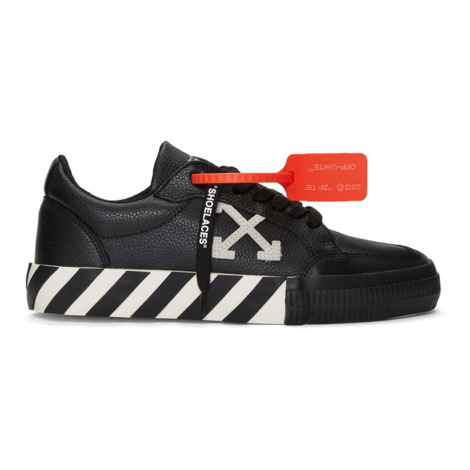 off white low sneakers black