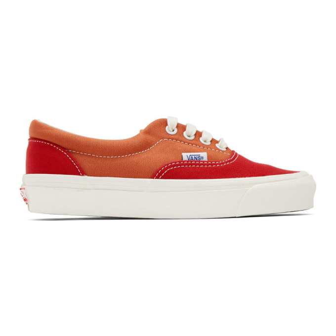 red and orange vans