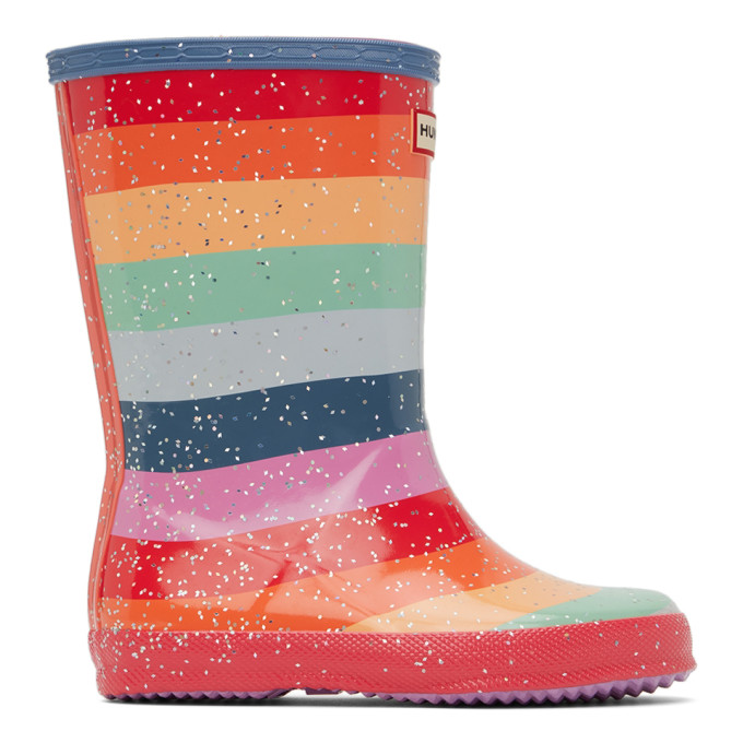 Hunter Multicolor First Classic Glitter Rain Boots