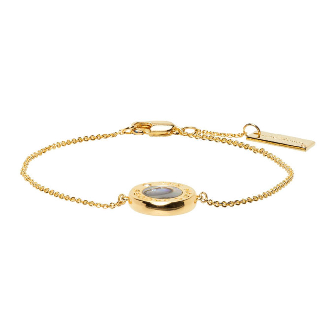 Marc Jacobs Gold & Abalone The Medallion Bracelet