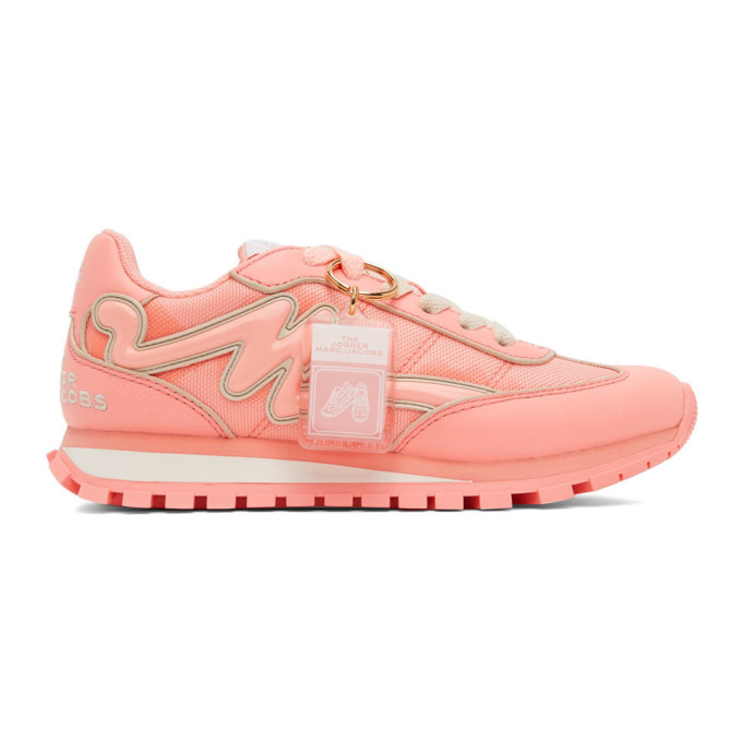 Marc Jacobs Pink The Fluo Jogger Sneakers