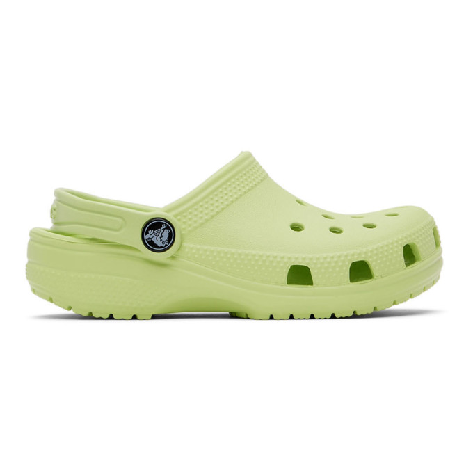Crocs Kids Green Classic Clogs