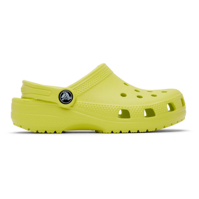Crocs Kids Yellow Classic Clogs