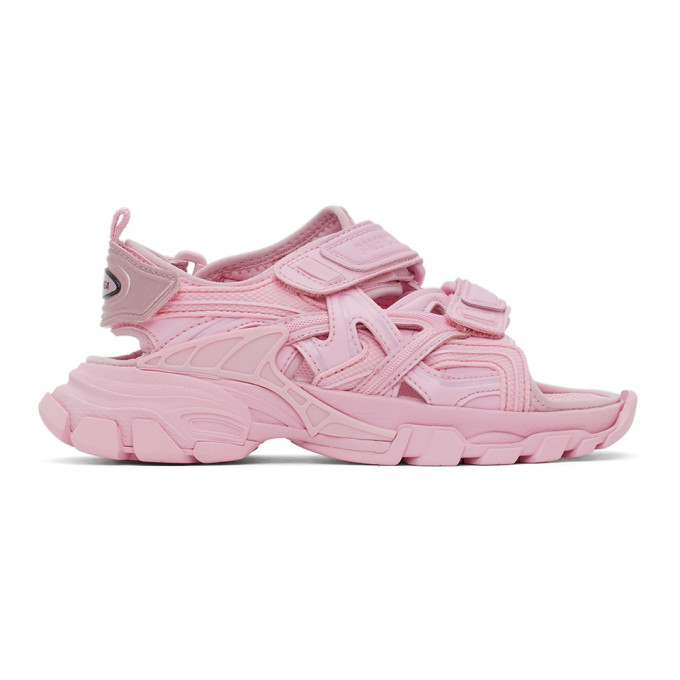 Balenciaga Kids Kids Pink Track Sandals