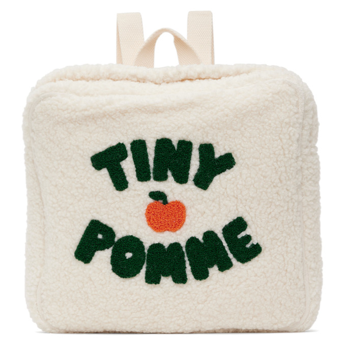 TINYCOTTONS Kids Beige Tiny Pomme Backpack