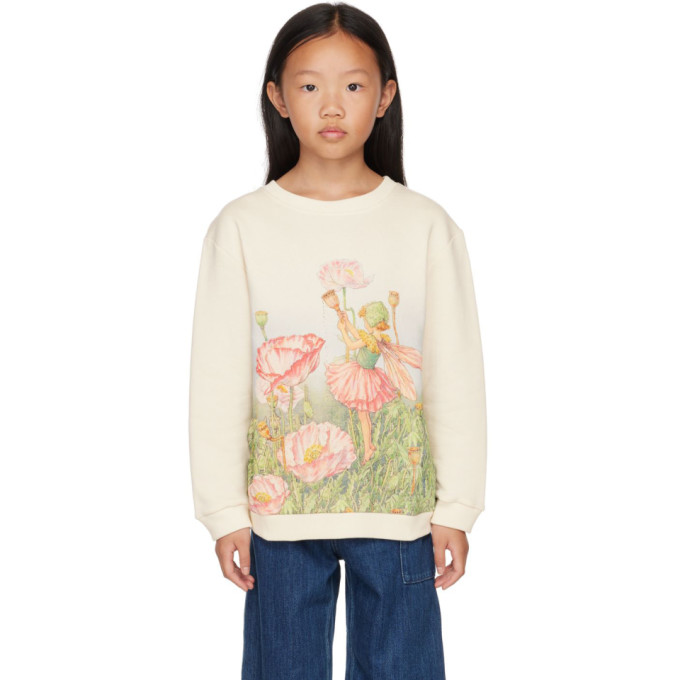 Gucci Kids Beige Floral Fairy Sweater