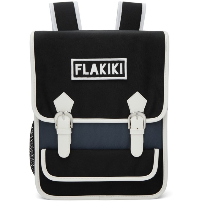 FLAKIKI SSENSE Exclusive Kids Black & White School Backpack