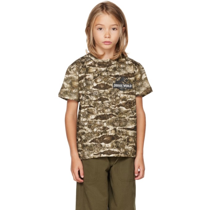 Molo Kids Brown & Khaki Jurassic World Edition Roxo T-Shirt
