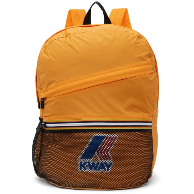 K-Way Kids Orange Packable Backpack