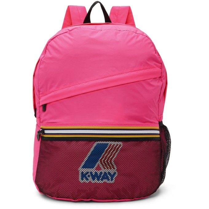 K-Way Kids Pink Packable Backpack